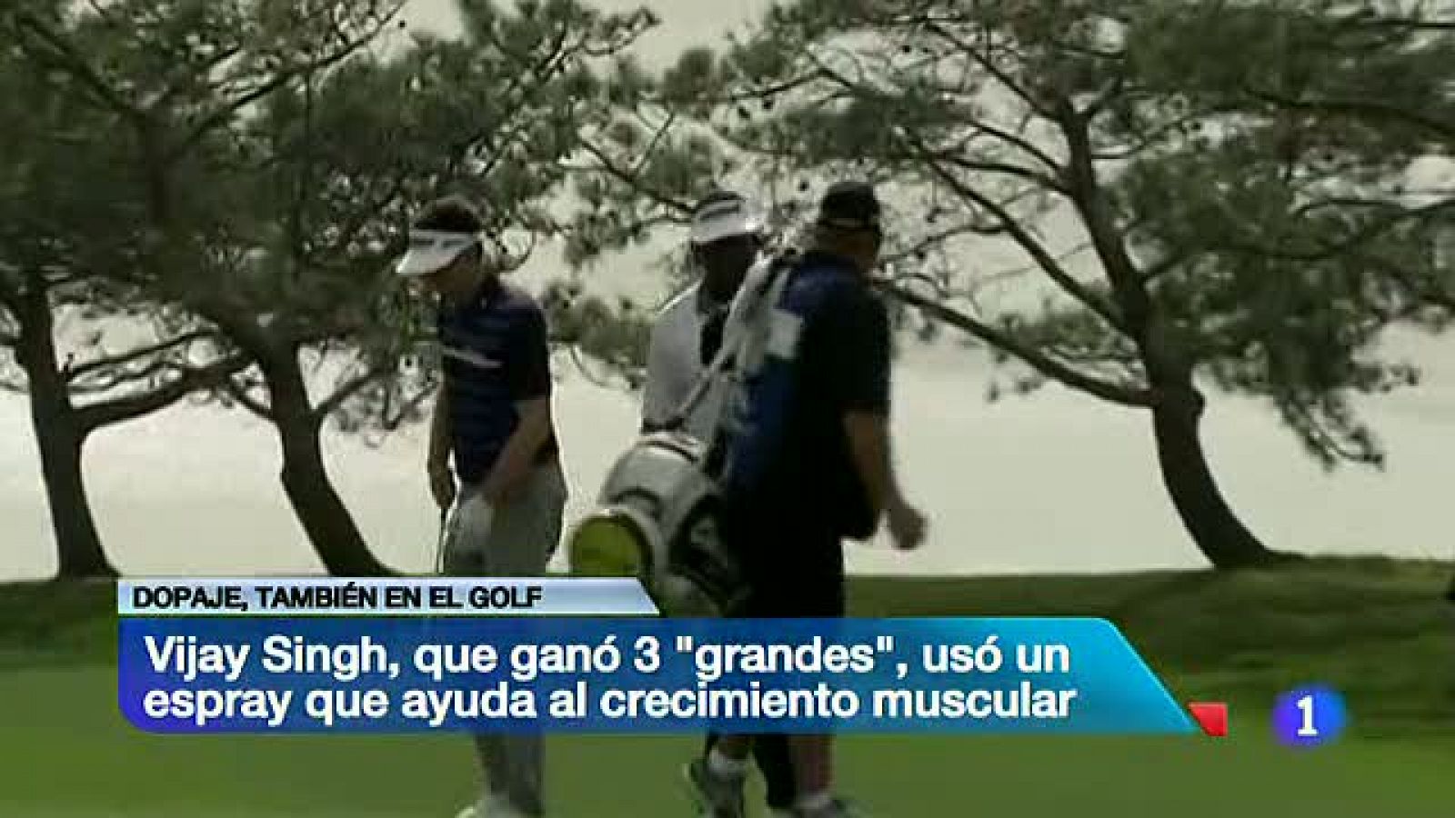 Telediario 1: El involuntario 'dopaje' del golfista Vijay Singh | RTVE Play