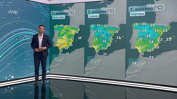 El tiempo - Ascenso localmente notable de las temperaturas máximas en la Cantábrica occidental y Canarias