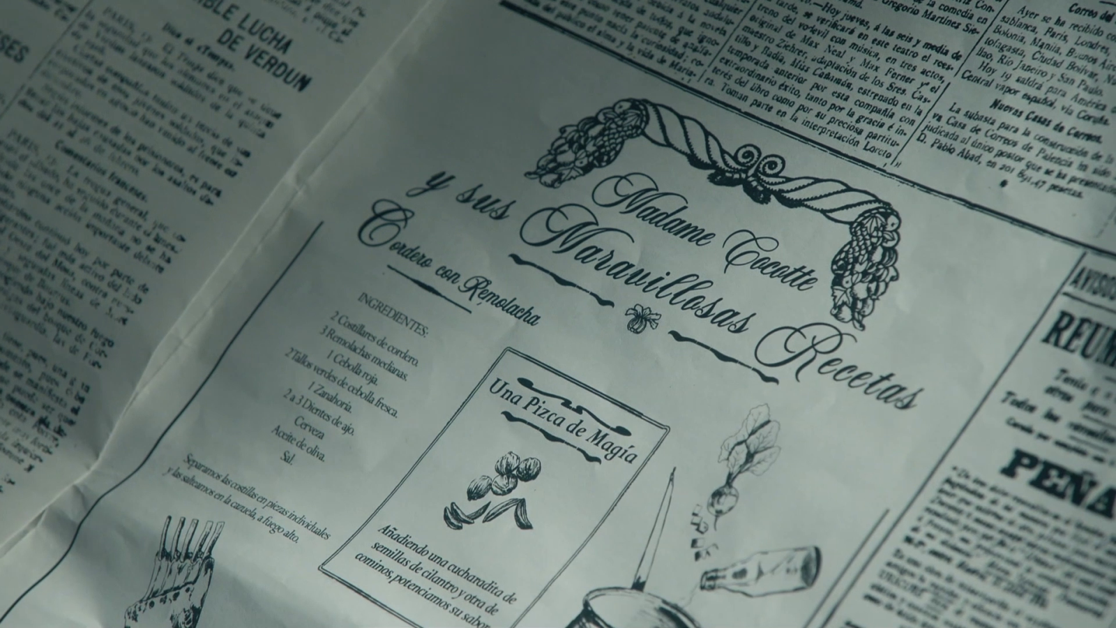 La Promesa - Una nueva receta de Lope en el periódico - La promesa | Ver