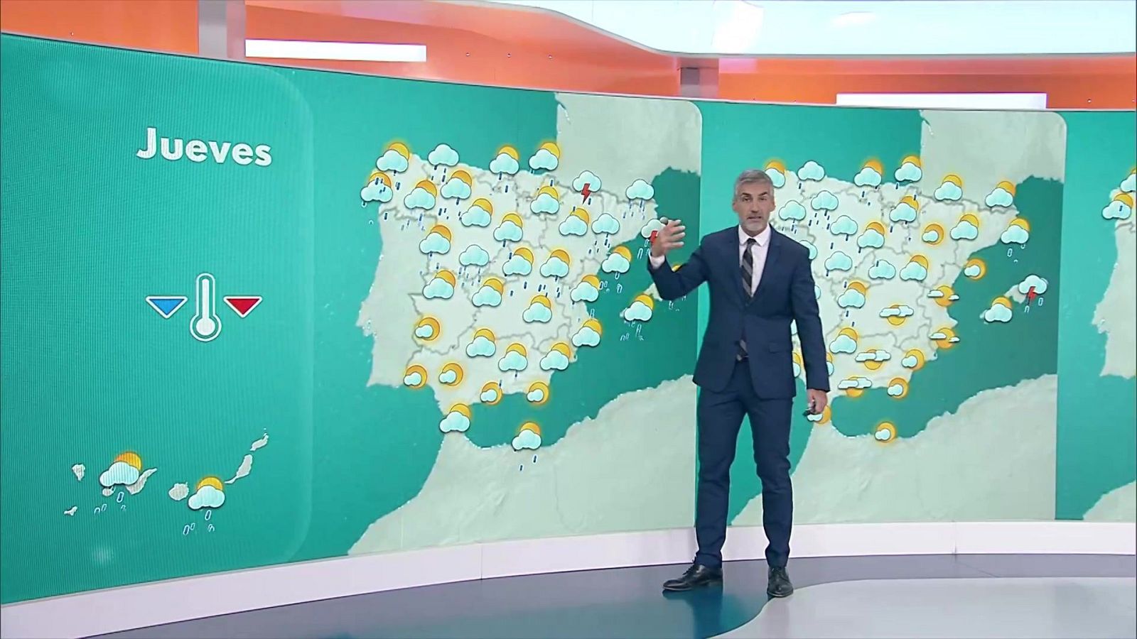 Rachas muy fuertes de viento de sur en Galicia y área cantábrica - El tiempo | Ver