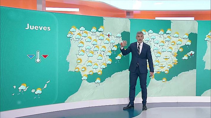 El tiempo - Rachas muy fuertes de viento de sur en Galicia y área cantábrica
