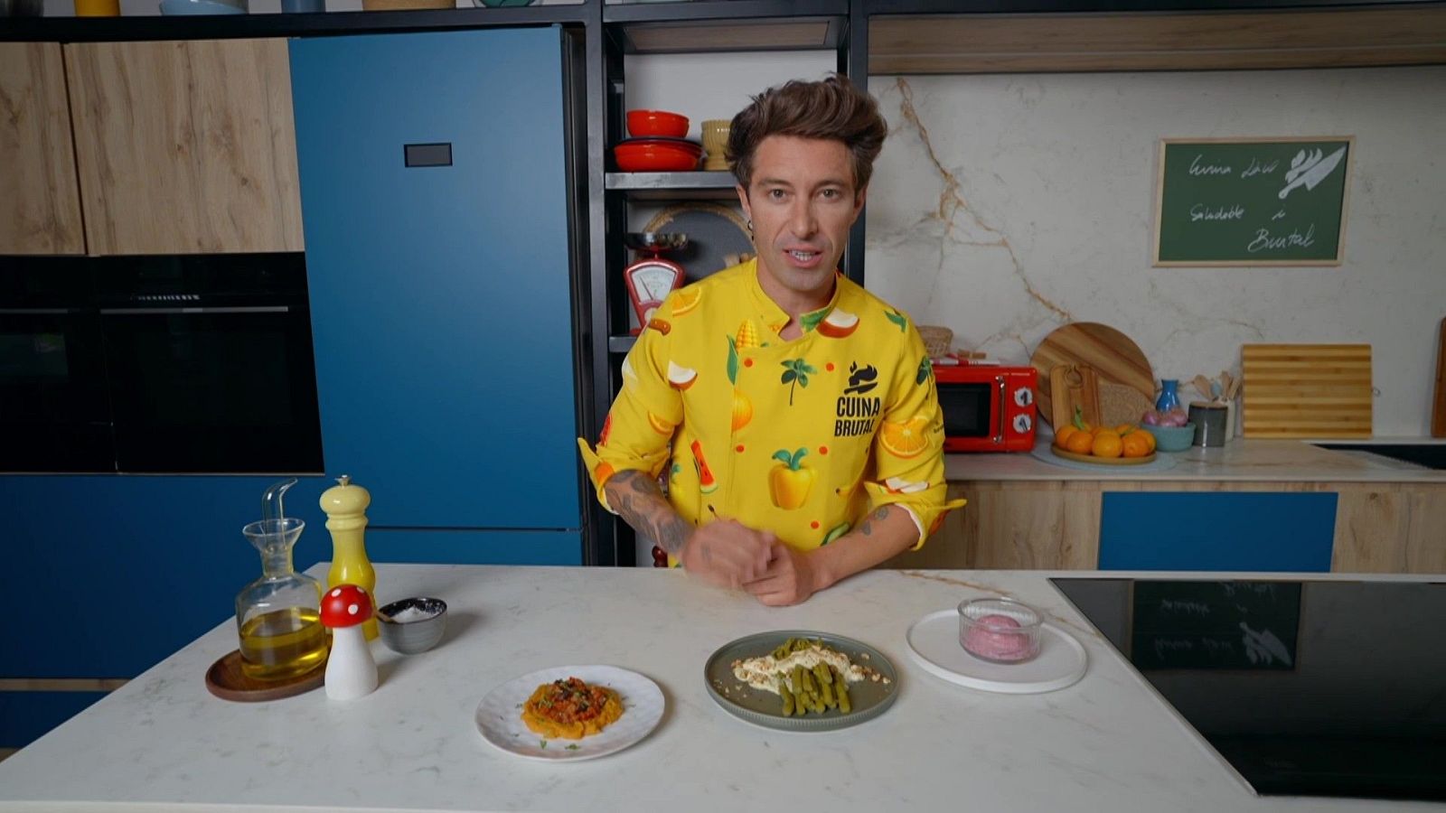 Verdures amb toc d'anxoves, xili i gelat - Cuina brutal - Cuina Brutal | Ver