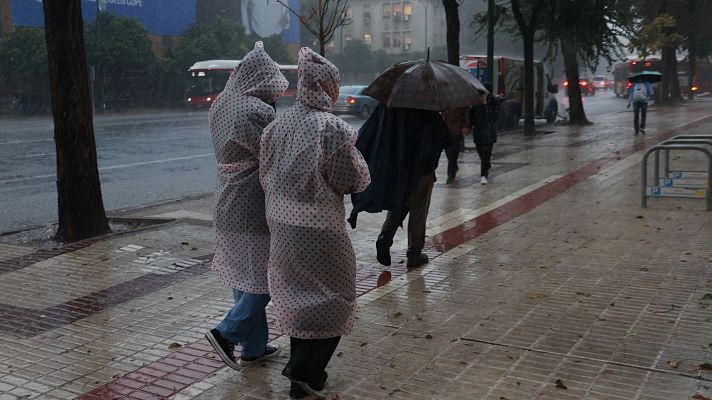 El tiempo - Cinco comunidades en aviso naranja por lluvias y vientos