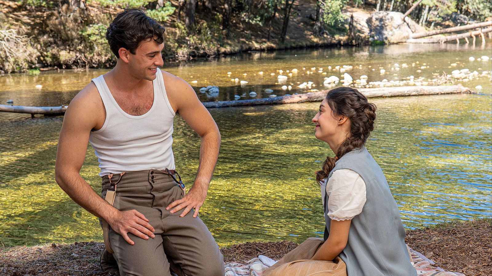 La Promesa: Curro y Ángela recuerdan cómo se conocieron - La promesa | Ver