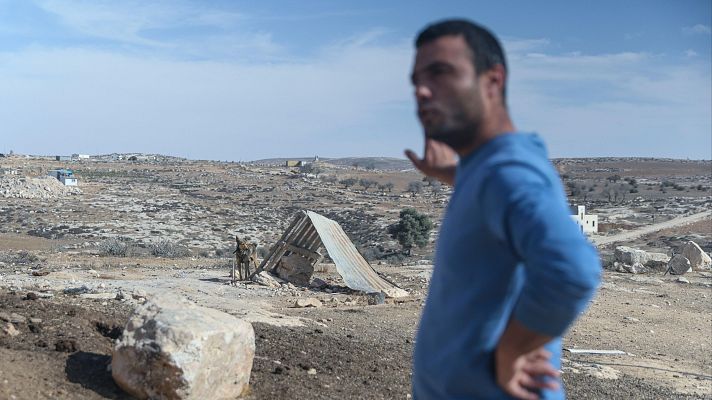 Telediario 1 - Los colonos israelíes quieren a los palestinos fuera de Cisjordania