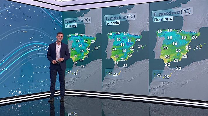 El tiempo - Viento con rachas muy fuertes en Galicia, puntos de Castilla y León y zonas altas del cuadrante noroeste