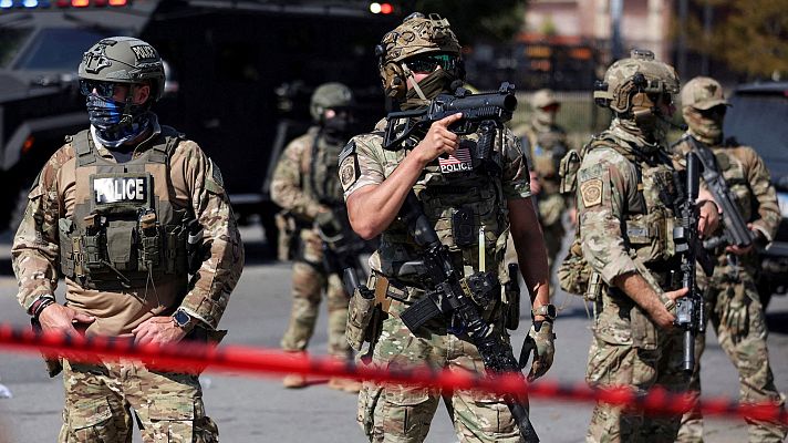 Telediario 1 - Continúan las redadas en la ciudad de Chicago ordenadas por Trump