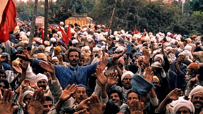 Telediario 1 - Se cumplen 50 años de la Marcha Verde: 350.000 civiles marroquíes entraron en el Sáhara español
