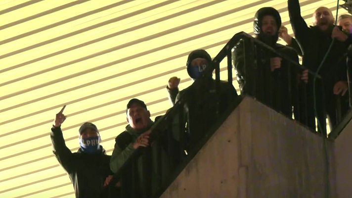 Los Deportes de La1 - Vallecas se blinda ante los ultras del Lech Poznan polaco