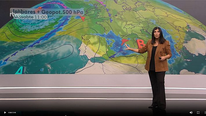 El temps - Divendres de treva. Dissabte de ruixats, vent i fresca. Diumenge de sol