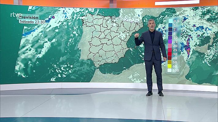 El tiempo - Chubascos localmente fuertes en el oeste de Galicia