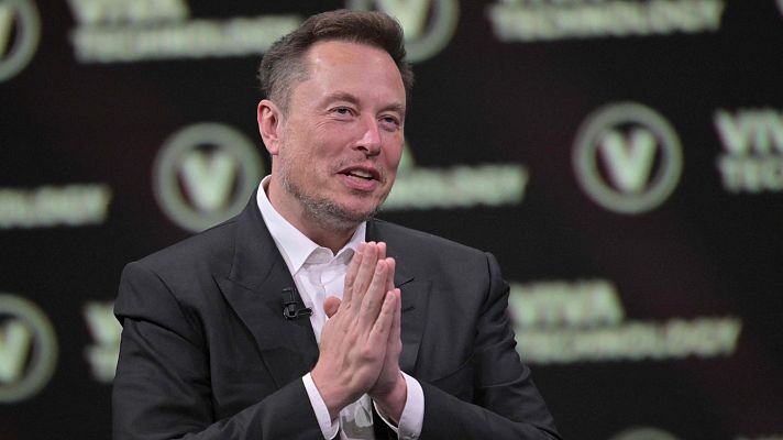 Telediario 1 - Los accionistas de Tesla aprueban pagar a Elon Musk la cifra récord de un billón de dólares