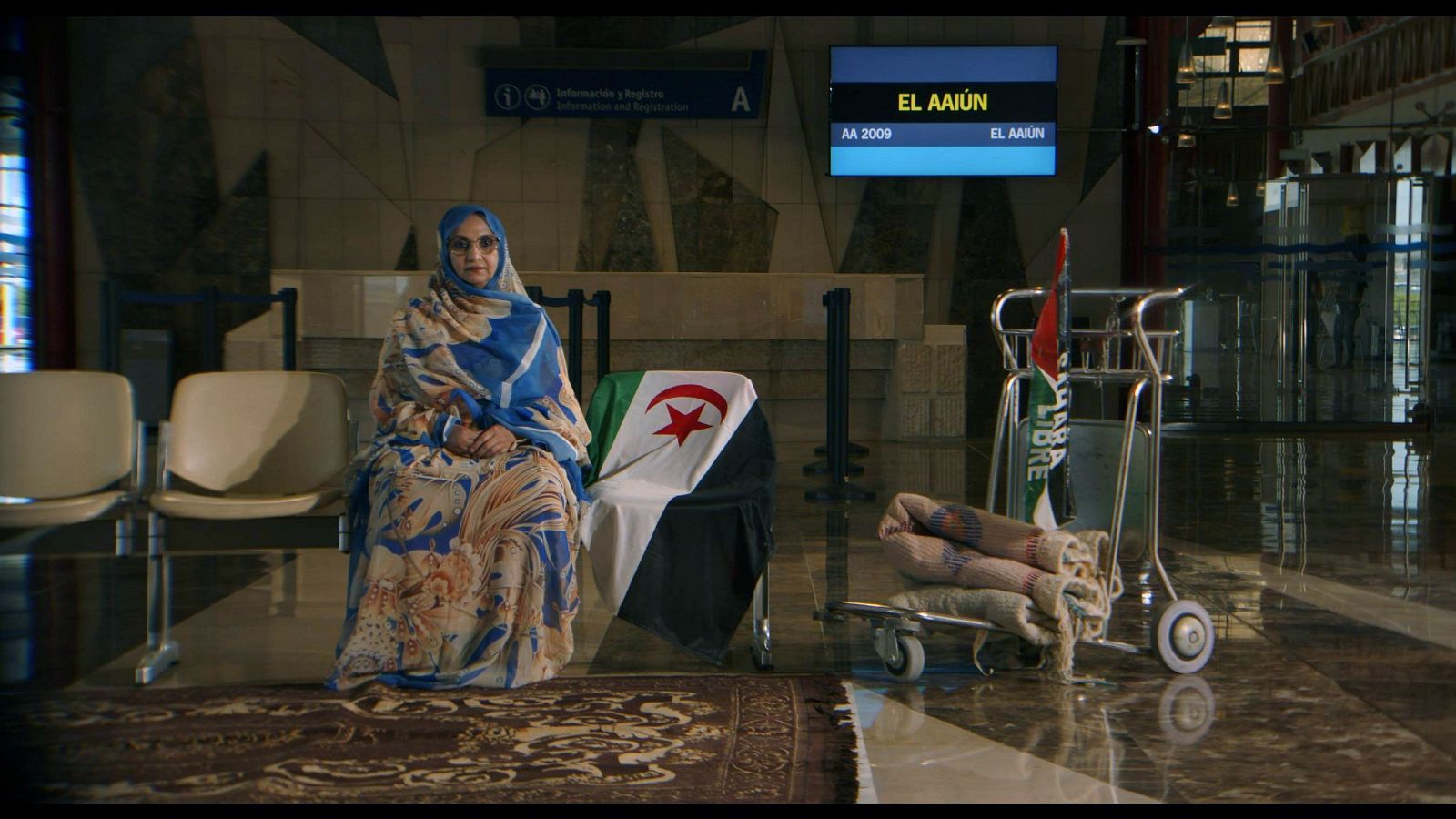 La activista Aminetu Haidar denuncia "la represión económica" que sufren los saharauis | Ver