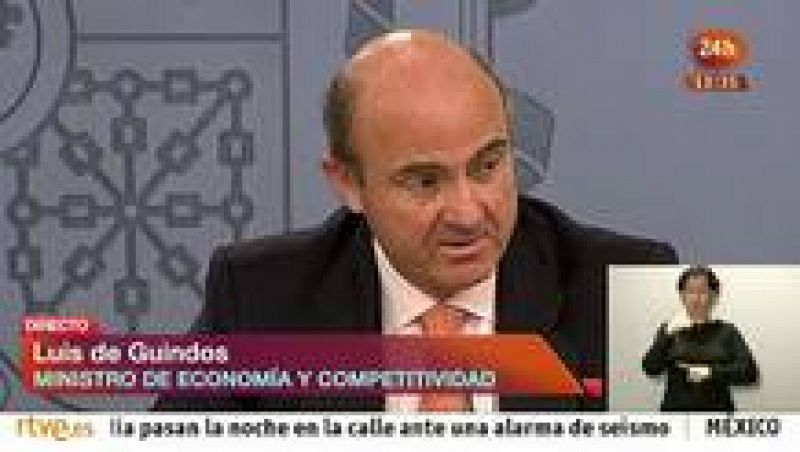 De Guindos expresa su "absoluta disposición" a testificar en el caso Bankia