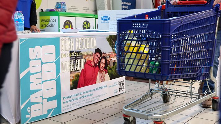 Telediario Fin de Semana - Arranca la Gran Recogida de Alimentos, que espera igualar los más de 155.000 kilos del año pasado