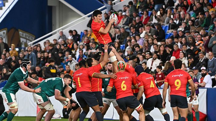 Rugby - España cae ante la potente Irlanda A pero deja buenas sensaciones con cuatro ensayos