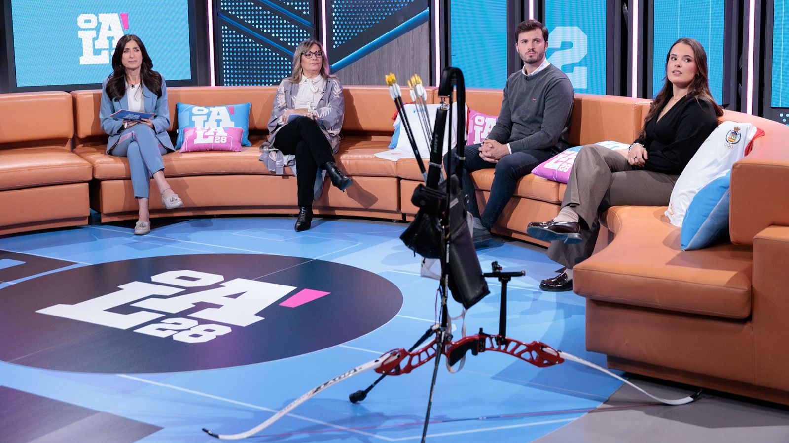 Andrés Temiño y Elia Canales en Objetivo Los Ángeles 2028: así es un arco de competición - Objetivo Los Ángeles | Ver