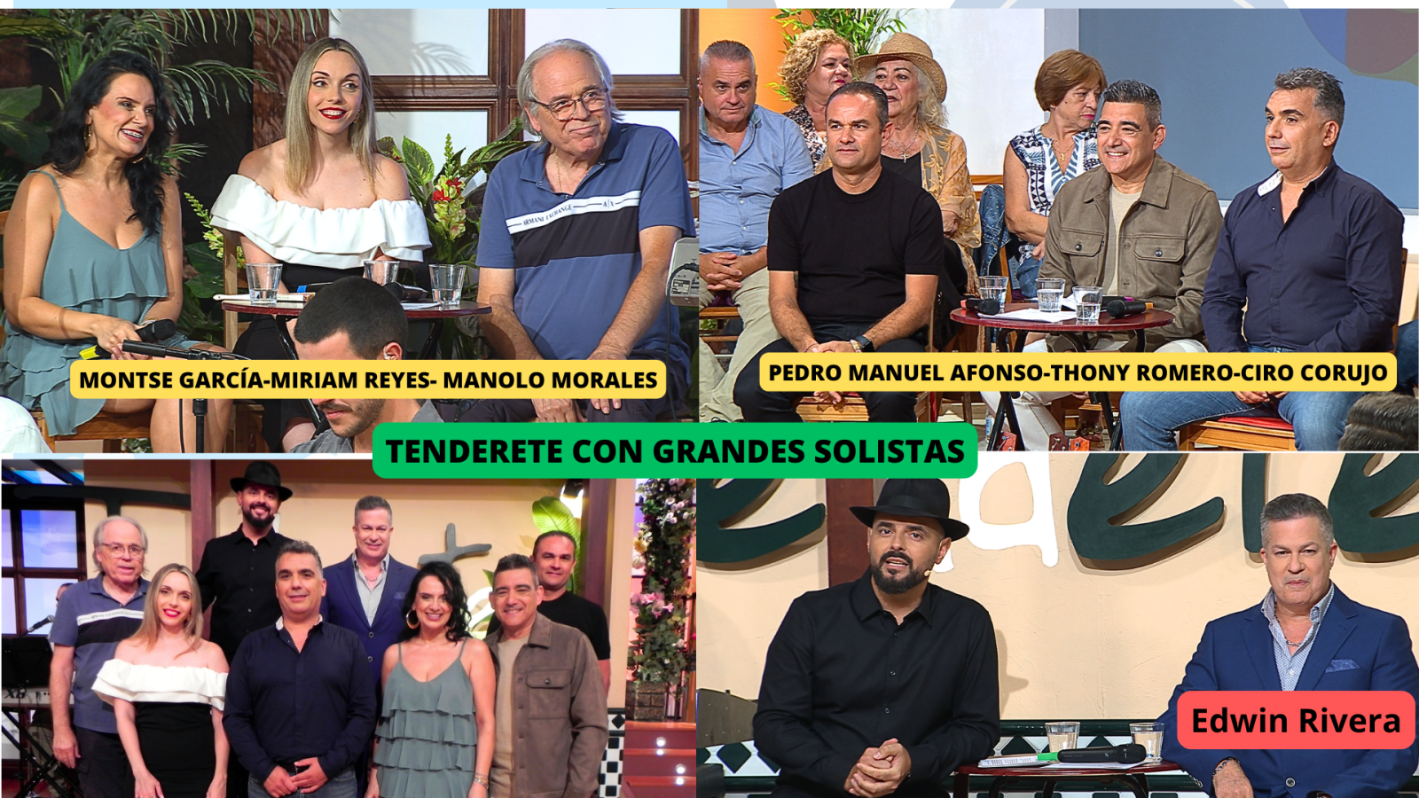 Tenderete - 09/11/2025 Edwin Rivera + Seis grandes solistas en Tenderete. - Tenderete | Ver