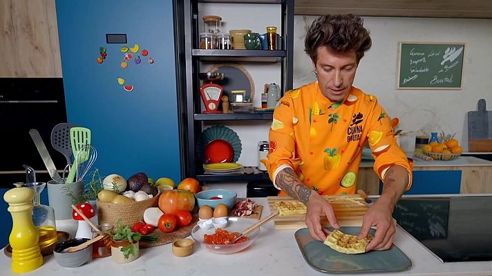 Cuina Brutal - Salmó amb mango, gofre de patata i financers d’ametlla