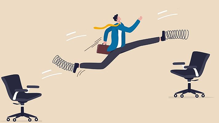 Aquí hay trabajo - "Job hopping" o cambiar de trabajo a menudo