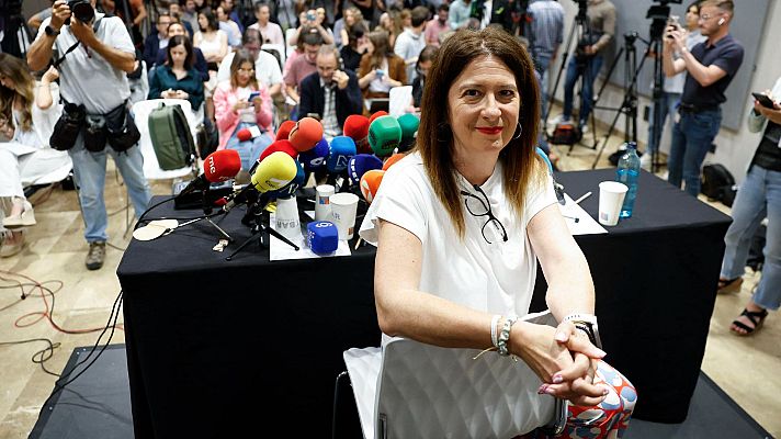 Telediario 2 - Leire Díez aseguró al fiscal Stampa que ella era la "mano derecha de Santos Cerdán"