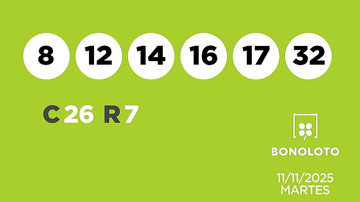 SELAE - Sorteo de la Lotería Bonoloto y Euromillones del 11/11/2025