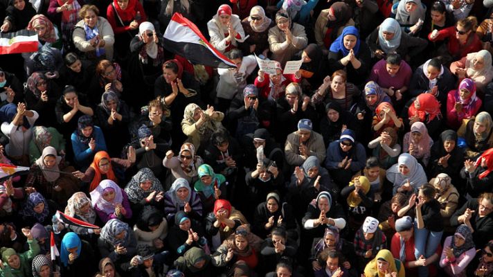Ataques sexuales a mujeres egipcias