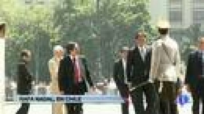 Telediario 1 - Rafa Nadal, recibido por el presidente chileno