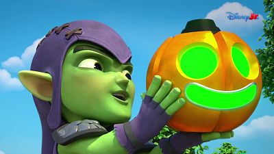 Gobby's rotten pumpkin hunt - Spidey y su Superequipo en inglés | Watch