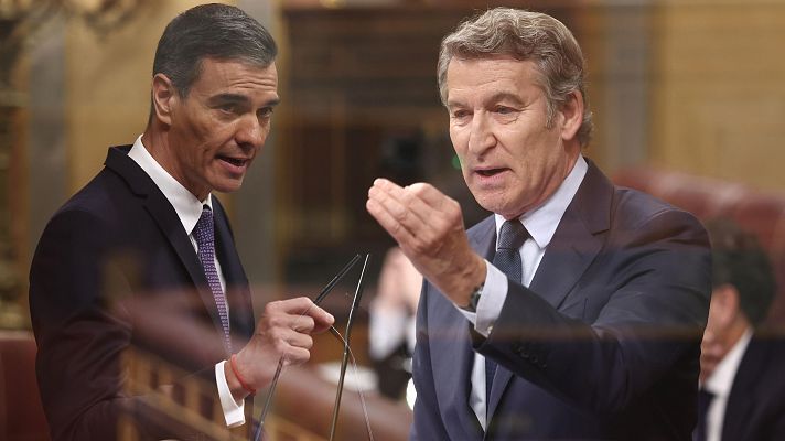 Telediario 2 - Choque en el Congreso entre PP y PSOE por la situación política en la Comunidad Valenciana