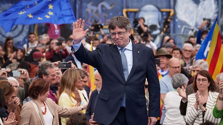 Telediario 1 - El abogado general de UE cree que la ley de amnistía "no constituye una autoamnistía" pero ve partes "incompatibles"