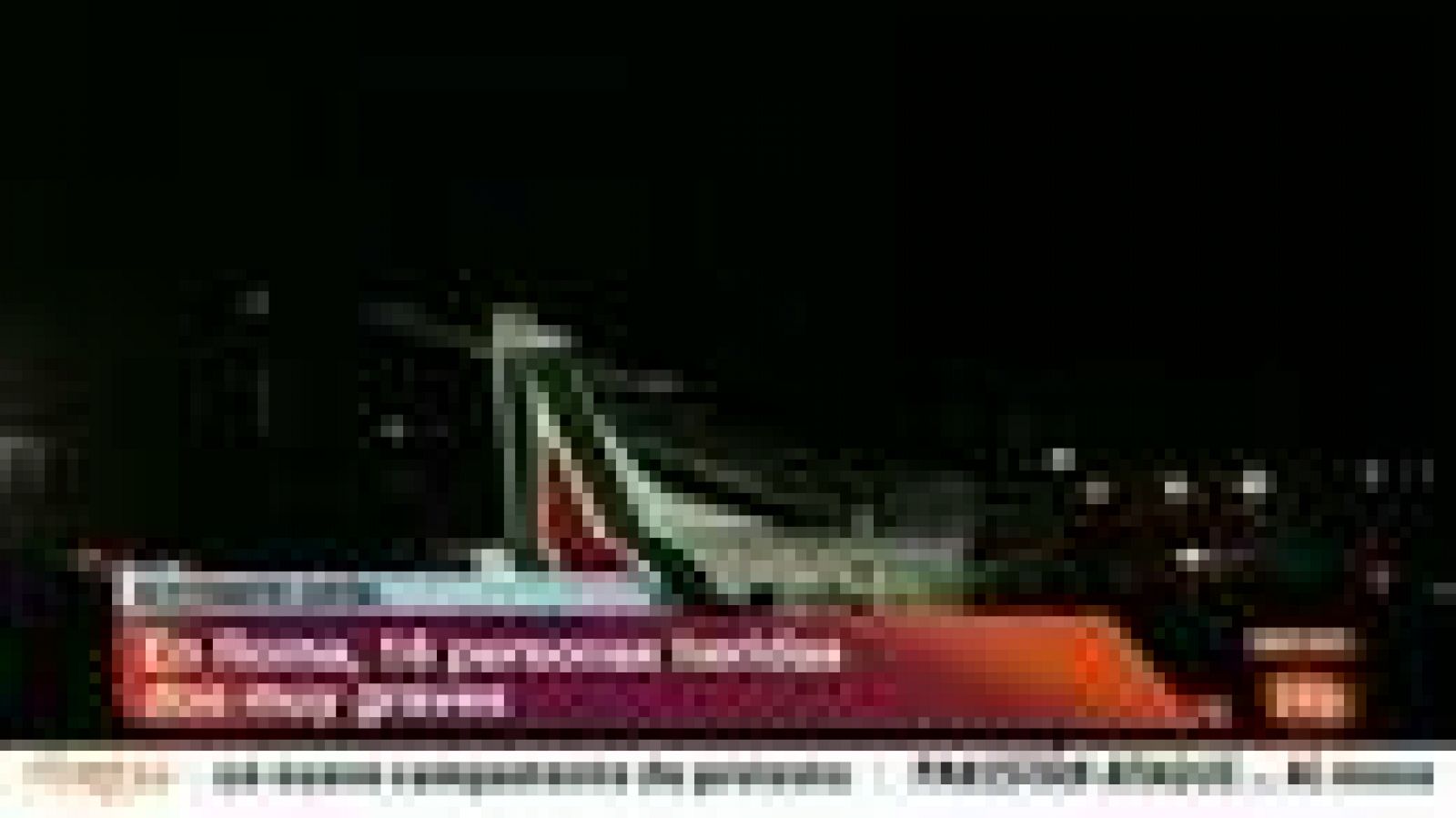 Dos heridos graves y 14 leves en un accidente de avión en Roma - Informativo 24h | Ver