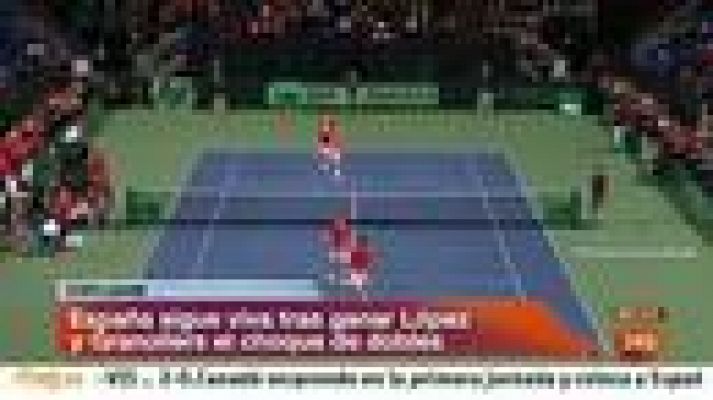 Informativo 24h - Granollers y López dan el primer punto a España