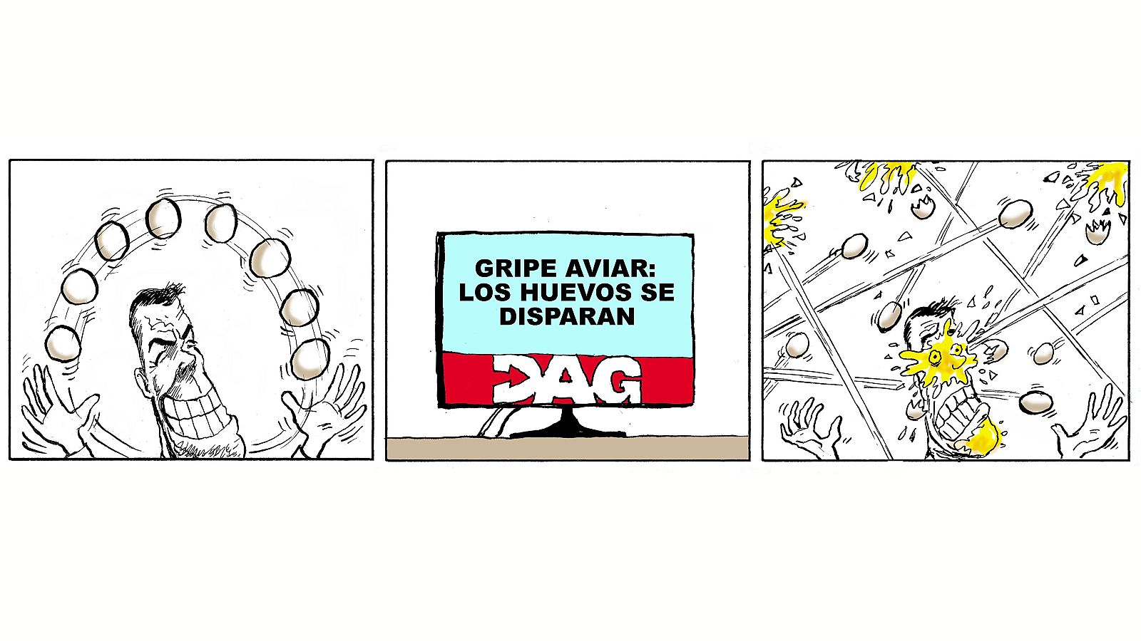Los huevazos, la nueva viñeta de Gallego & Rey - Directo al grano | Ver