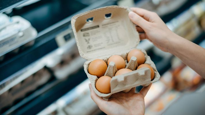 Telediario 1 - Los huevos, el alimento que más se encarece