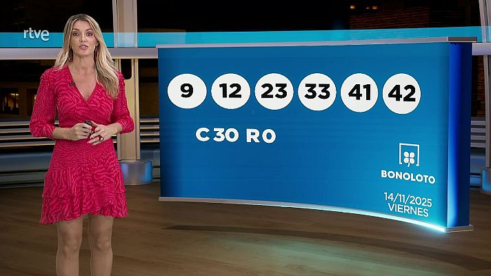 Loterías - Sorteo de la Bonoloto y Euromillones del 14/11/2025