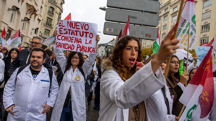Nueva manifestación de médicos en Madrid | Ver