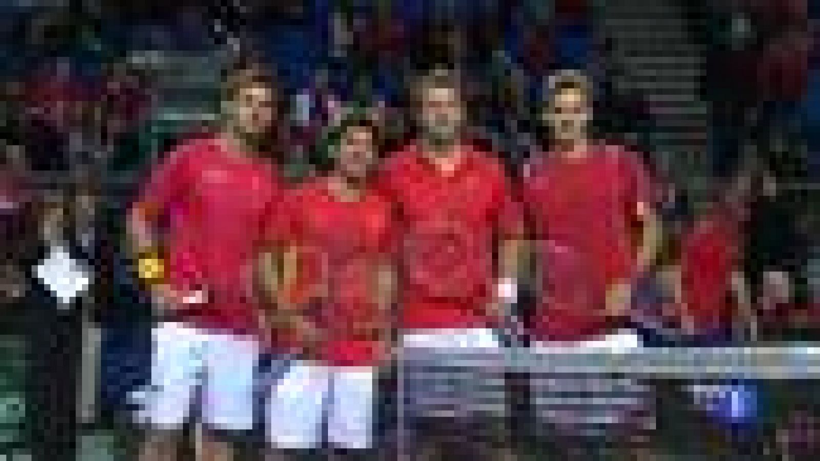 Telediario 1: Granollers se juega el futuro español en la Copa Davis ante Raonic | RTVE Play