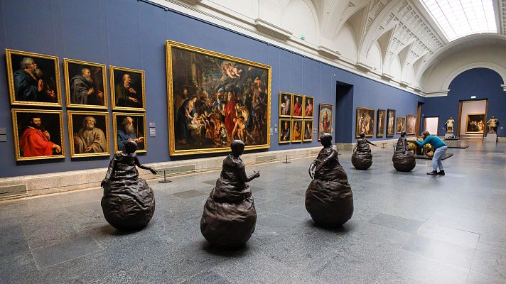 Telediario 1 - El misterio de Juan Muñoz vuelve al Museo del Prado