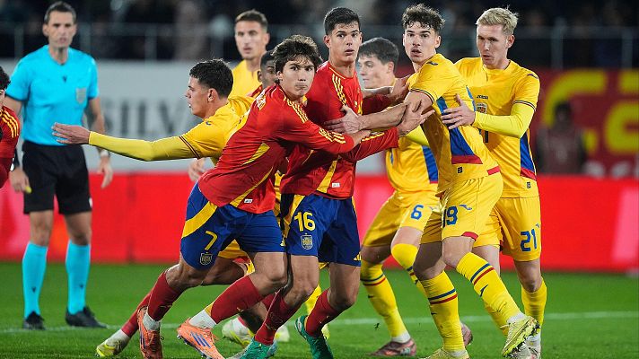 Fútbol - Clasificación Campeonato de Europa Sub-21. 5ª jornada: Rumanía - España