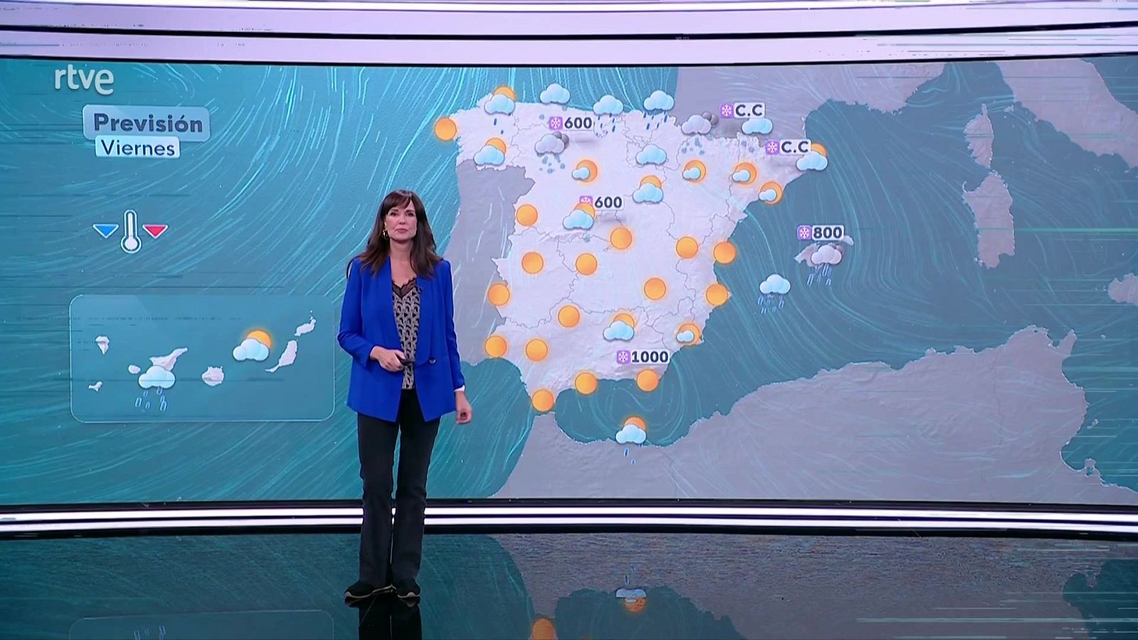 El Tiempo Noche - 18/11/25 - RTVE.es - El tiempo | Ver