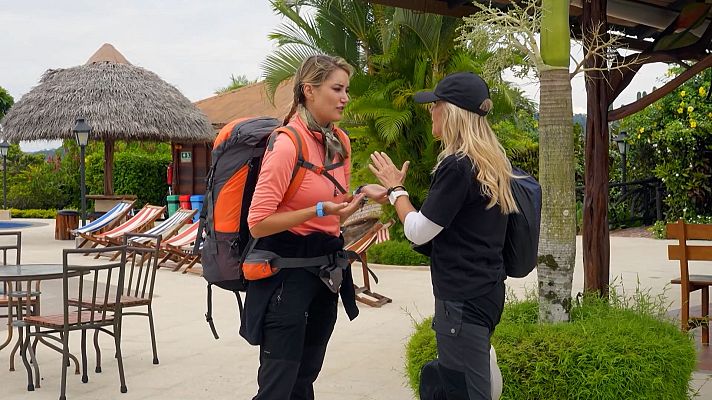 Hasta el fin del mundo - Alba y Cristina se enfadan a pocos metros del check point