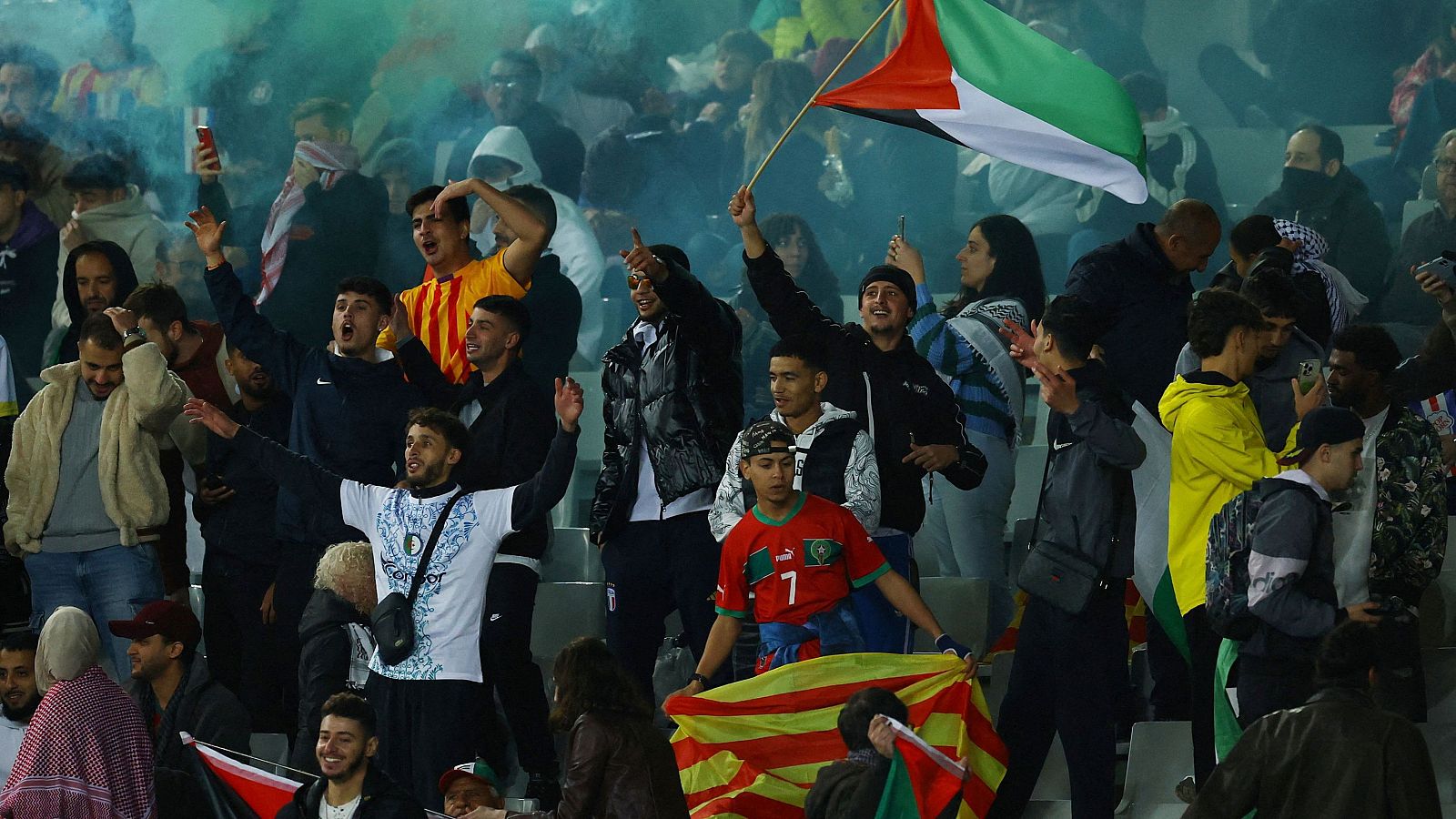 30.018 espectadores asistieron al partido Catalunya - Palestina - Telediario Matinal | Ver