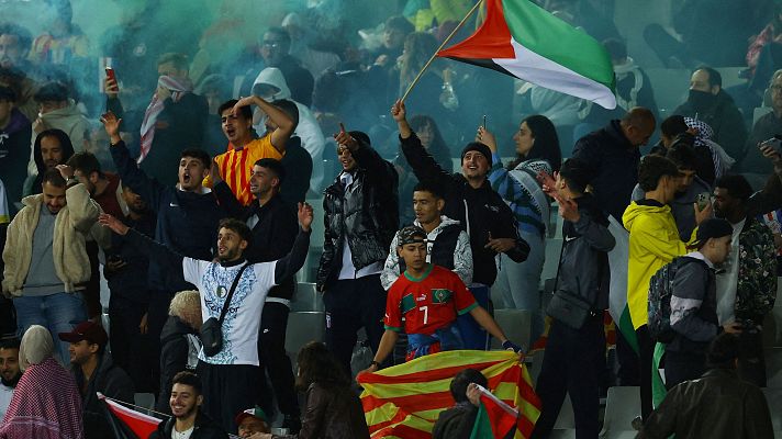 Telediario Matinal - 30.018 espectadores asistieron al partido entre Catalunya y Palestina