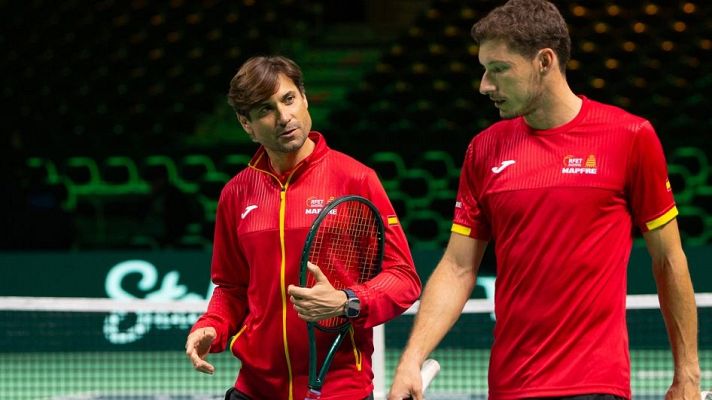 Los Deportes de La1 - La 'Armada' prepara su debut en la Copa Davis sin Alcaraz, pero con fe en los milagros