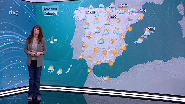 El tiempo - Temperaturas máximas en aumento en el Cantábrico oriental y alto Ebro