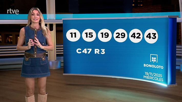 Loterías - Sorteo de la Bonoloto del 19/11/25