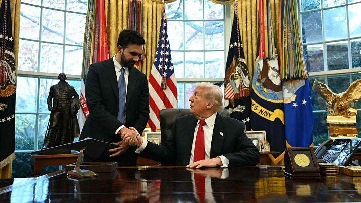 Telediario 2 - Presidente Trump vs. alcalde Mamdani