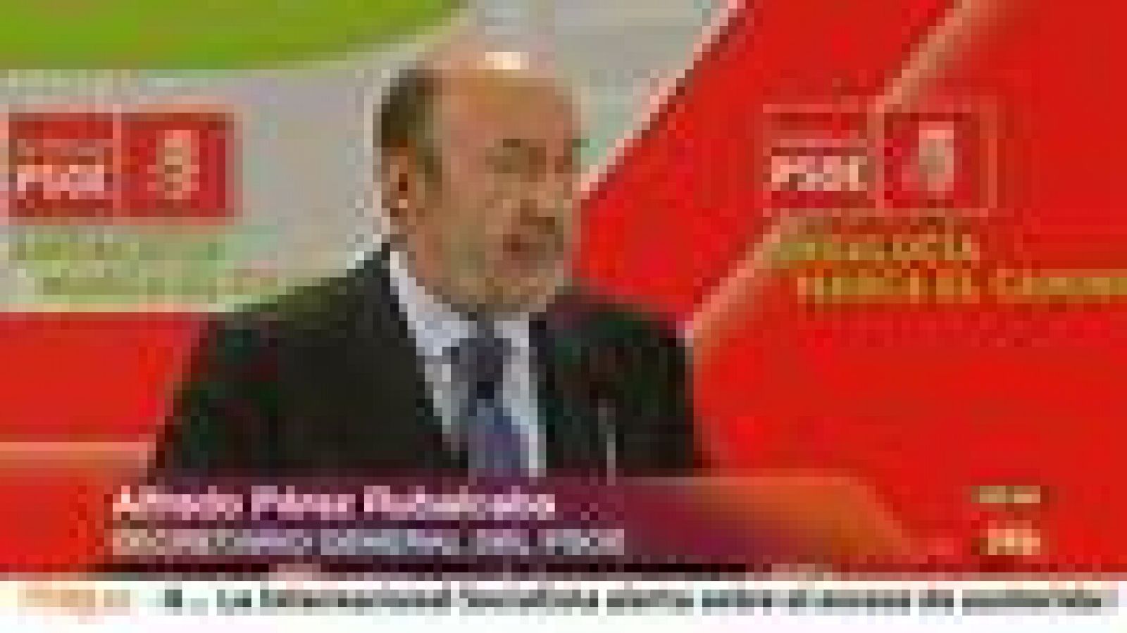 Informativo 24h: Rubalcaba dice que Rajoy es el presidente "menos capaz" en el momento "más difícil" | RTVE Play