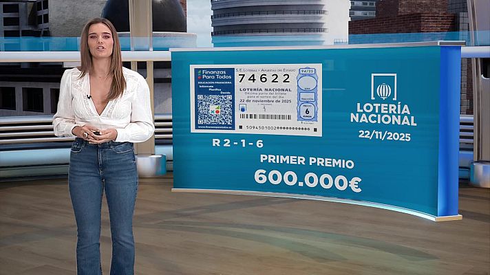 Loterías - Sorteo de la Lotería Nacional del 22/11/2025